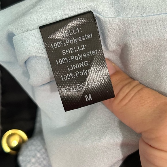 Tuckernuck Pomander Place Light Blue Coco Tweed Bow Dress SIZE MEDIUM - Picture 7 of 9